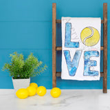 Love Tennis Tea Towel – Court Fans Gift – Avery's Home