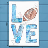 Love Football Tea Towel – Game Day Gift – Avery's Home