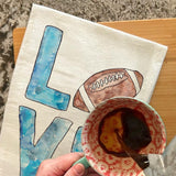 Love Football Tea Towel – Game Day Gift – Avery's Home