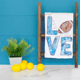 Love Football Tea Towel – Game Day Gift – Avery's Home