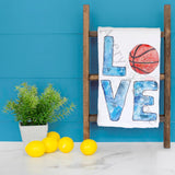 Love Basketball Tea Towel – Sporty Decor – Avery's Home