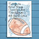 Football Season Tea Towel – Touchdown Decor – Avery's Home