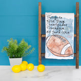 Football Season Tea Towel – Touchdown Decor – Avery's Home
