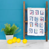 Mahjong Tiles Tea Towel – Game Lover Decor – Avery's Home