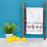Bridge Game Life Quote Tea Towel – Card Table Decor – Avery's Home