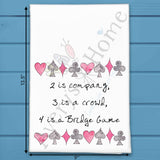 Funny Bridge Game Tea Towel – Humor Gift – Avery's Home