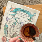 Hummingbird Bird Facts Tea Towel – Birdwatcher Decor – Avery's Home
