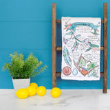 Hummingbird Bird Facts Tea Towel – Birdwatcher Decor – Avery's Home