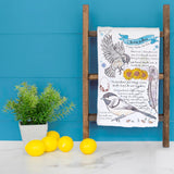 Chickadee Bird Facts Tea Towel – Whimsical Decor – Avery's Home