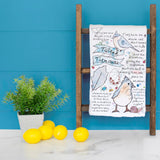 Tufted Titmouse Bird Facts Tea Towel – Garden Gift – Avery's Home