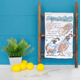 California Quail Bird Facts – State Bird Decor Tea Towel – Avery's Home
