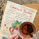 Cocktail Sauce Recipe Tea Towel – Zesty & Classic