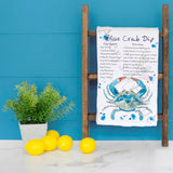 Blue Crab Dip Recipe Tea Towel – Creamy Ocean Flavor