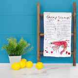 Shrimp Scampi Recipe Tea Towel – Garlic Lemon Dream