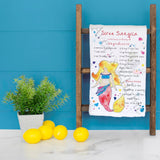 Siren Sangria Recipe Tea Towel – Sweet Coastal Pour