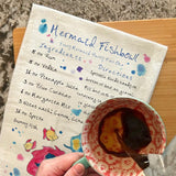 Mermaid Fishbowl Recipe Tea Towel – Ocean Punch Fun