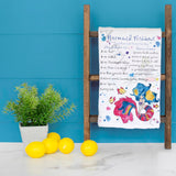 Mermaid Fishbowl Recipe Tea Towel – Ocean Punch Fun