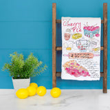 Cherry Pie Recipe Tea Towel – Just Like Grandma’s
