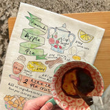 Apple Pie Recipe Tea Towel – Warm, Sweet & Classic