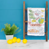 Apple Pie Recipe Tea Towel – Warm, Sweet & Classic
