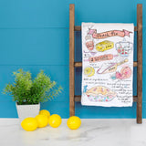 Peach Pie Recipe Tea Towel – Georgia’s Sweetest