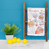 Pumpkin Pie Recipe Tea Towel – Spiced Fall Favorite