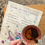 Ocean Unicorn Recipe Tea Towel – Magical Mermaid Drink