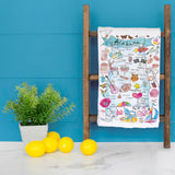 Alabama State Map Tea Towel – Yellowhammer Pride