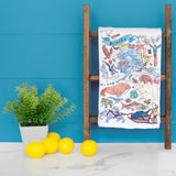 Alaska State Map Tea Towel – The Last Frontier Decor