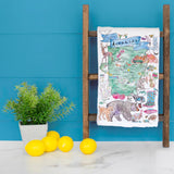 Arkansas State Map Tea Towel – Natural State Accent