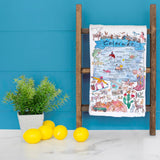 Colorado Ski & Hike Map Tea Towel – Rocky Mountain Love