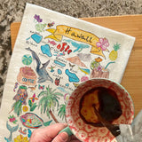 Hawaii State Map Tea Towel – Aloha Kitchen Style