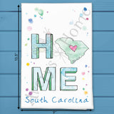 HOME in South Carolina Tea Towel – Coastal Love