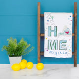 HOME in Virginia Tea Towel – Coastlines & Colonial Roots