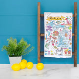 Michigan Map Tea Towel – Upper, Lower & Lake Life
