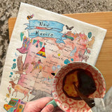 New Mexico Map Tea Towel – Art, Desert & Sun