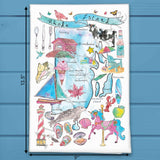 Rhode Island Map Tea Towel – Small State, Big Charm
