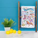 Tennessee Map Tea Towel – Graceland to Gatlinburg