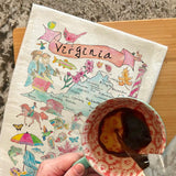 Virginia Map Tea Towel – History, Horses & Heart