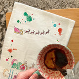 Merry Christmas Tea Towel – Classic Holiday Cheer