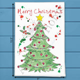 Christmas Tree Tea Towel – Bright, Cheerful & Evergreen