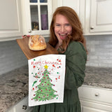Christmas Tree Tea Towel – Bright, Cheerful & Evergreen