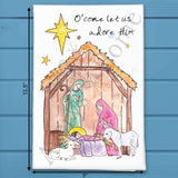Christmas Nativity Tea Towel – Reason for the Season