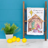 Christmas Nativity Tea Towel – Reason for the Season