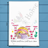 Joy in the Season Tea Towel – Peaceful Winter Message
