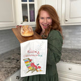 Feeling Christmas-Sea Tea Towel – Sandy Toes & Holiday Cheer