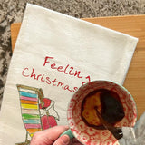 Feeling Christmas-Sea Tea Towel – Sandy Toes & Holiday Cheer