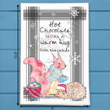 Hot Chocolate Is a Warm Hug Tea Towel – Cocoa Comfort
