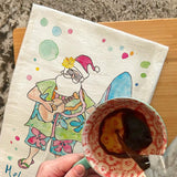 Mele Kalikimaka Tea Towel – Santa’s Island Escape