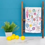 Christmas Ornament Tree Tea Towel – Merry & Bright